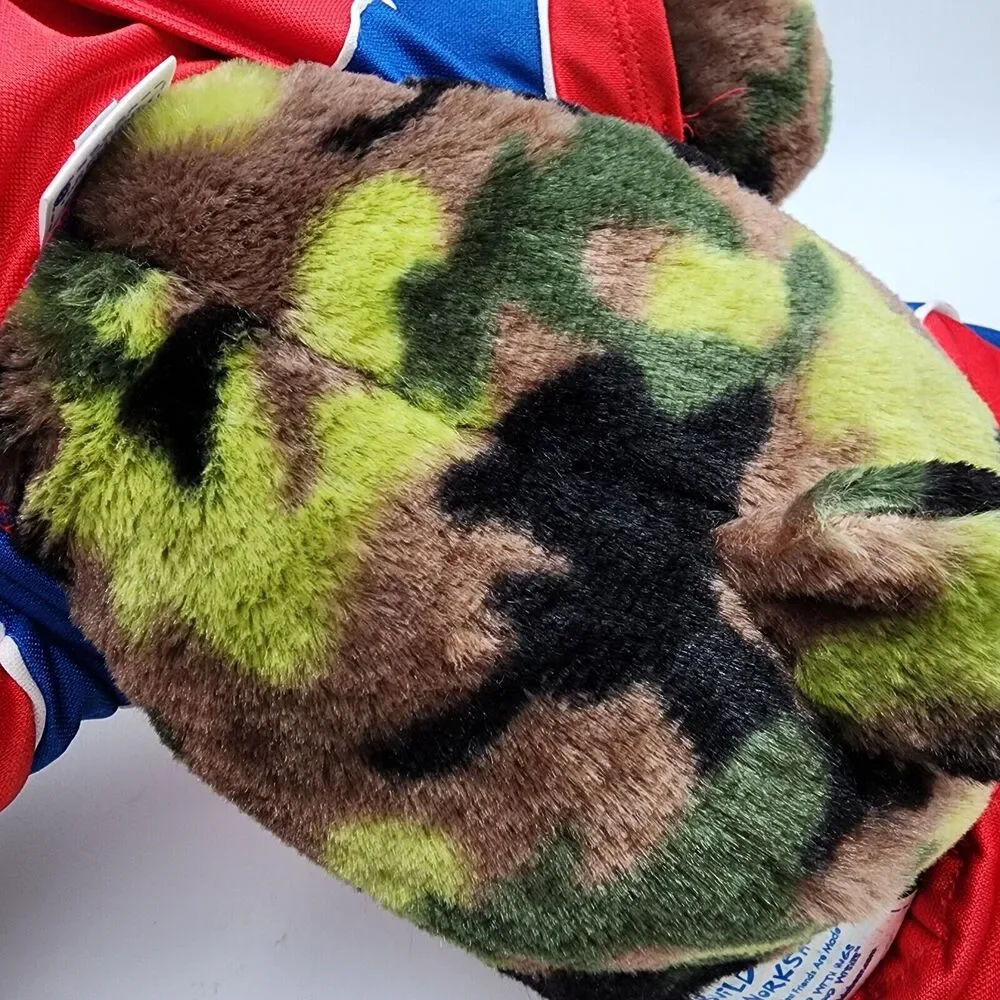 Build A Bear Camoflauge Bear Plush 16